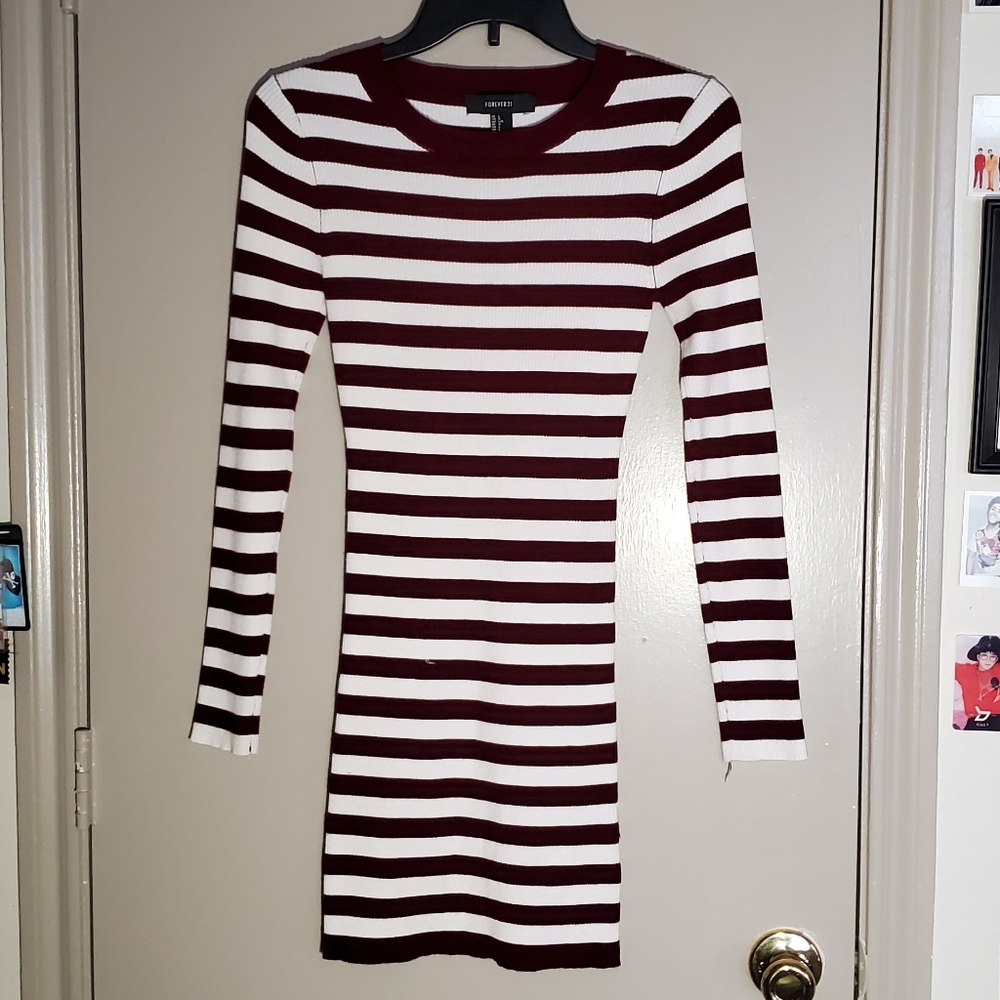 Knit sweater dress